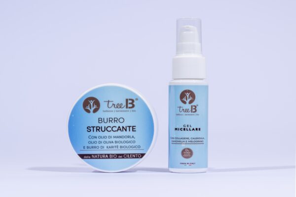 IDEA REGALO Combo Gel Micellare  Burro Struccante   TravelSize.